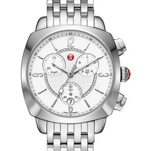 Michele Ascalon Diamond Dial Chronograph Watch